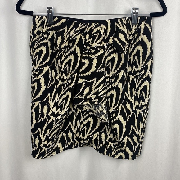 Anthropologie See U Soon Bohemian Funky Formal Mini Skirt Flowy - Size 4 - Picture 4 of 12